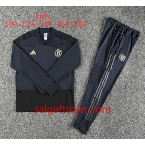 Manchester United Børn Sweatshirt Dragt 2018-2019 Manchester United Børn Sweatshirt Dragt 2018-2019